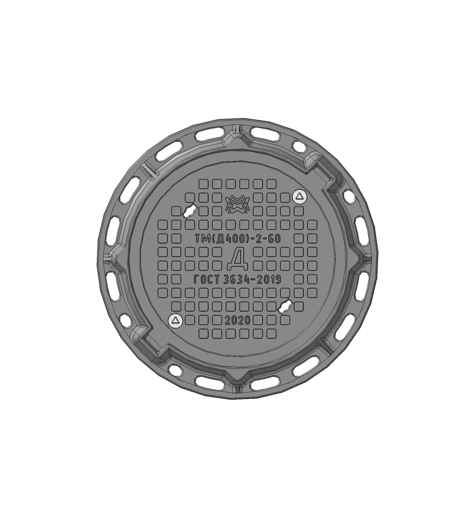 Люк тяжелый магистральный ТМ(Д400)-Д-2-60 1Т-5246.00.00-02