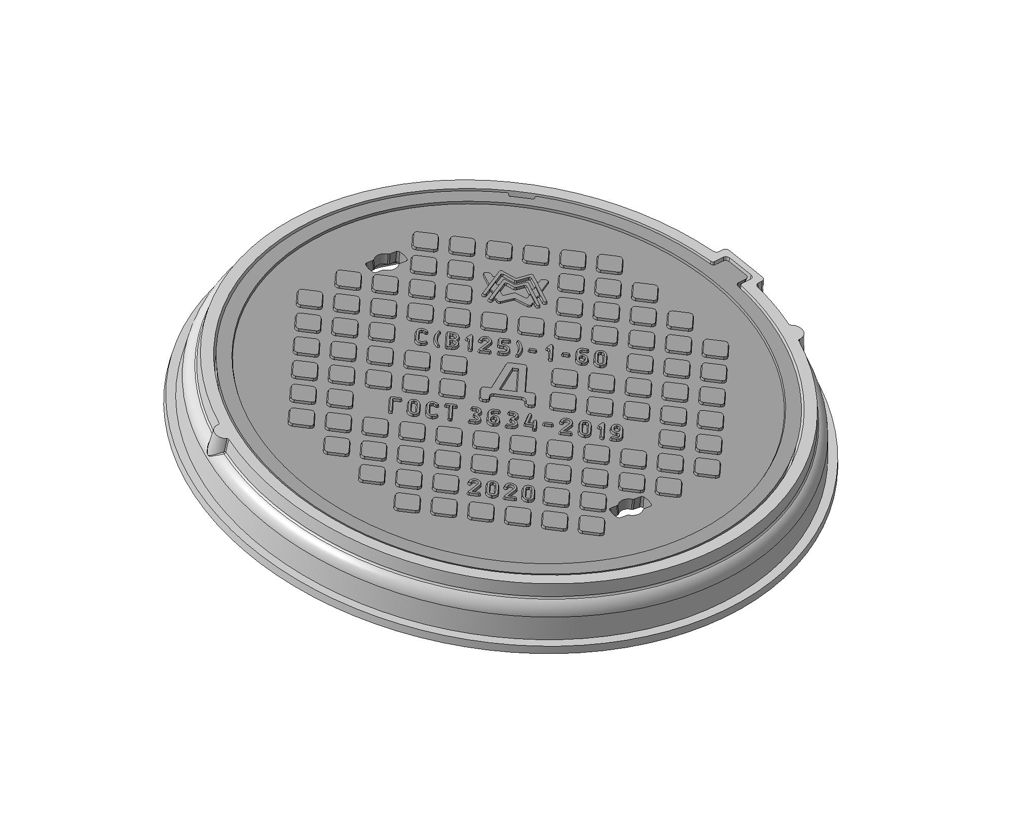 Люк средний С(В125)-Д-1-60 1Т-5388.00.00-08