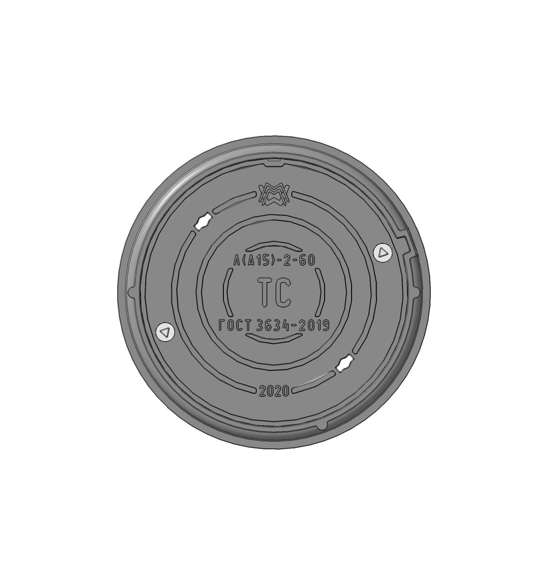 Люк легкий Л(А15)-ТС-2-60 1Т-5206.00.00-07