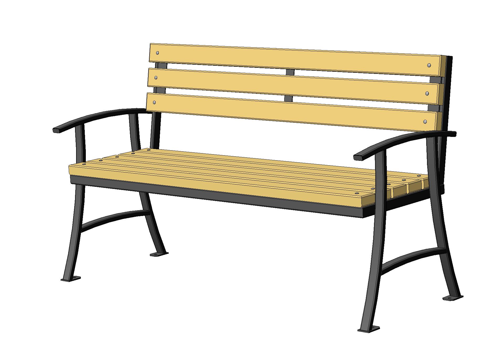 Скамья садовая СС 10