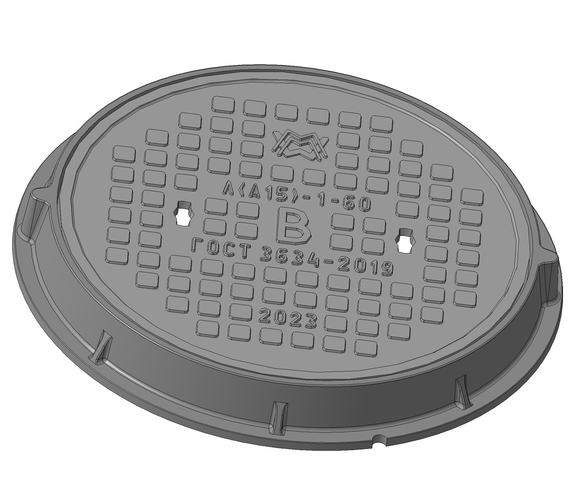Люк легкий Л(А15)-В-1-60 1Т-5525.00-01