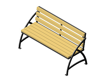 Скамья садовая СС 06