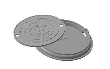 Люк легкий Л(А15)-ГТС-2-60 1Т-5206.00.00-02